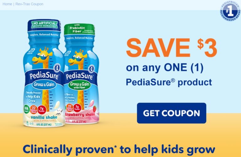 Free Printable Pediasure Coupons: $3-$5 off  plus Cheaper Alternatives